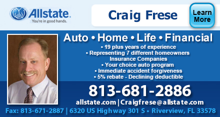 Call Craig Frese- Allstate Insurance Today!