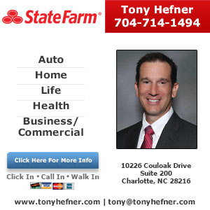 Call Tony Hefner - State Farm Insurance Agent Today!